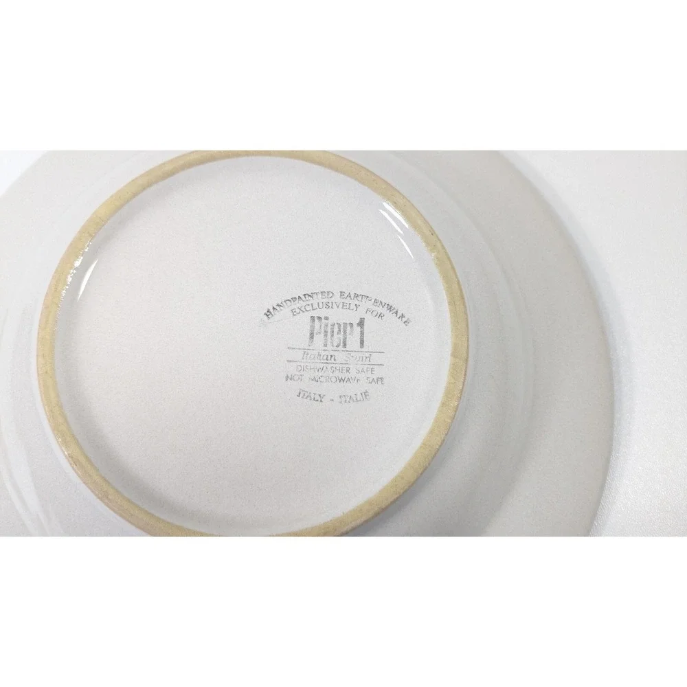Set of 4 Pier 1 ITALIAN SWIRL 9 1/2